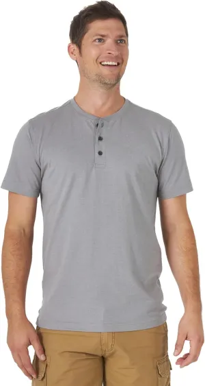 Wrangler Authentics Men's Short Sleeve Henley Tee