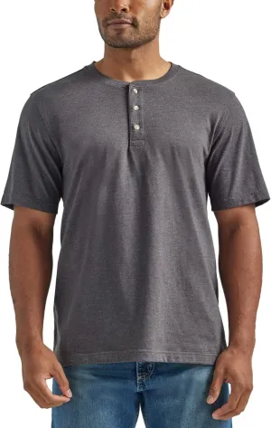 Wrangler Authentics Men's Short Sleeve Henley Tee