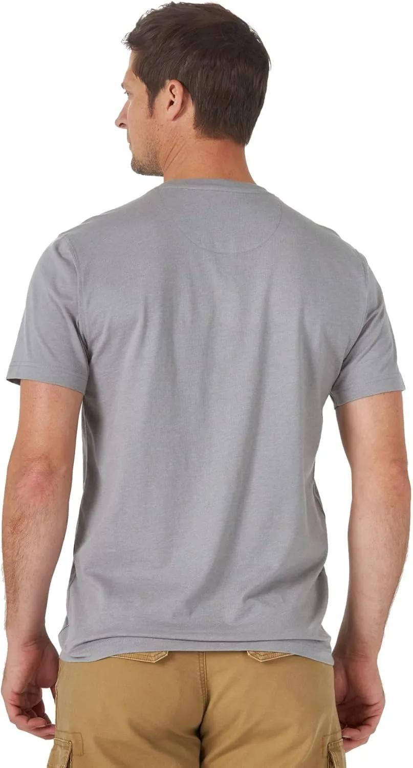 Wrangler Authentics Men's Short Sleeve Henley Tee