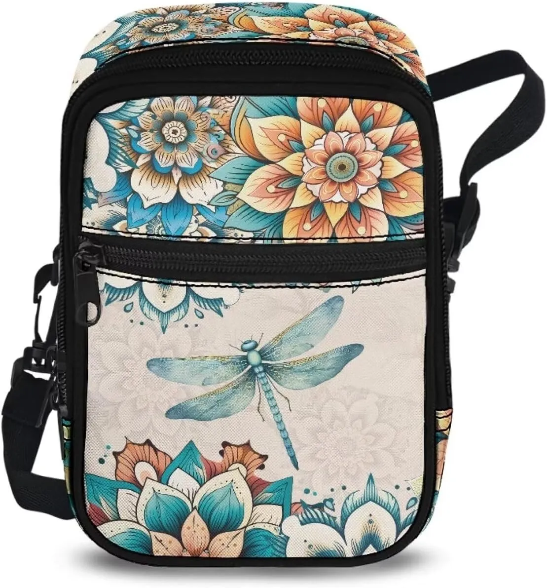 Xpyiqun Phone Purse for Women Small Crossbody Bags Travel Messenger Bag Zipper Pocket Cross Body Pouch