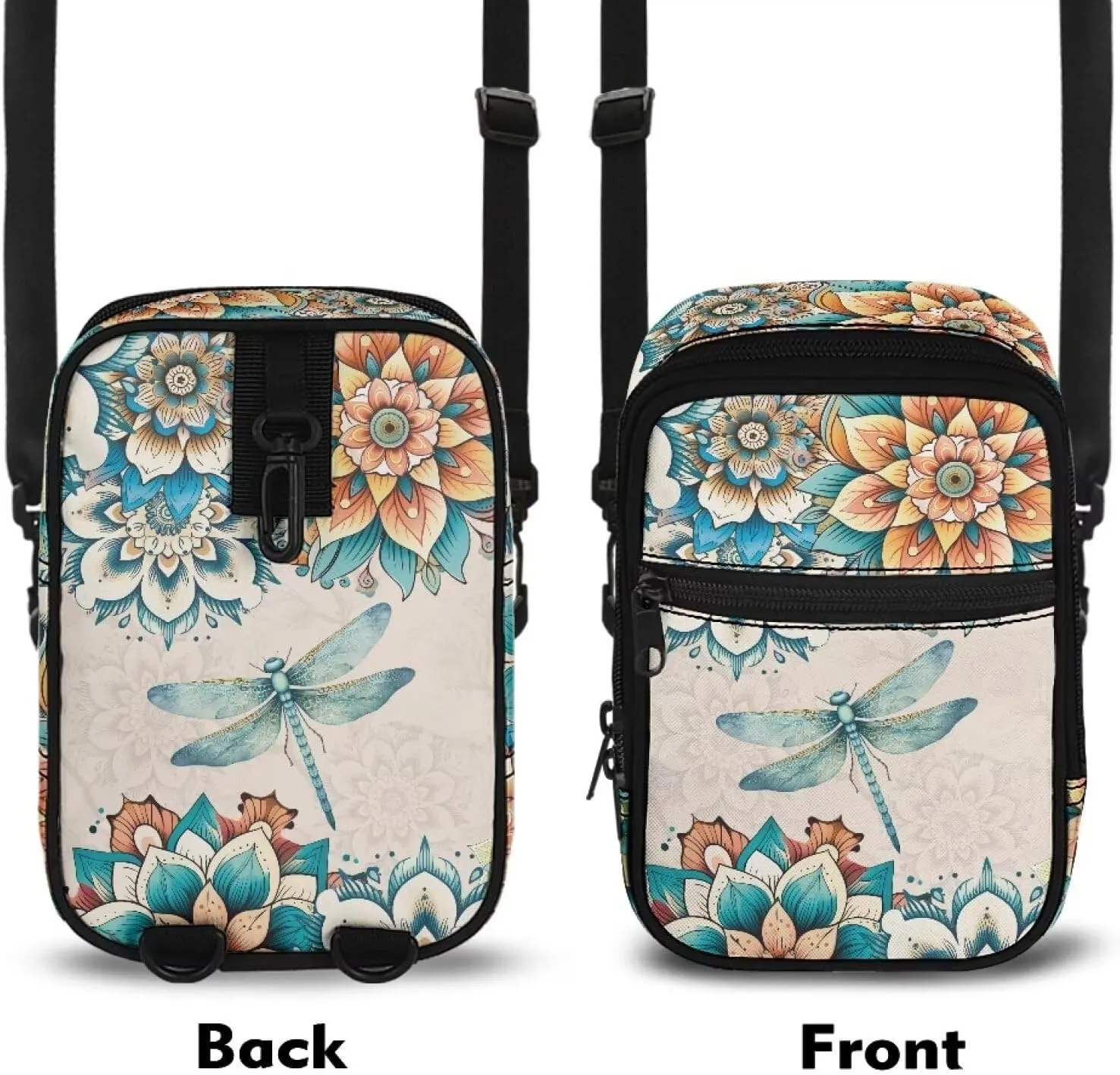 Xpyiqun Phone Purse for Women Small Crossbody Bags Travel Messenger Bag Zipper Pocket Cross Body Pouch
