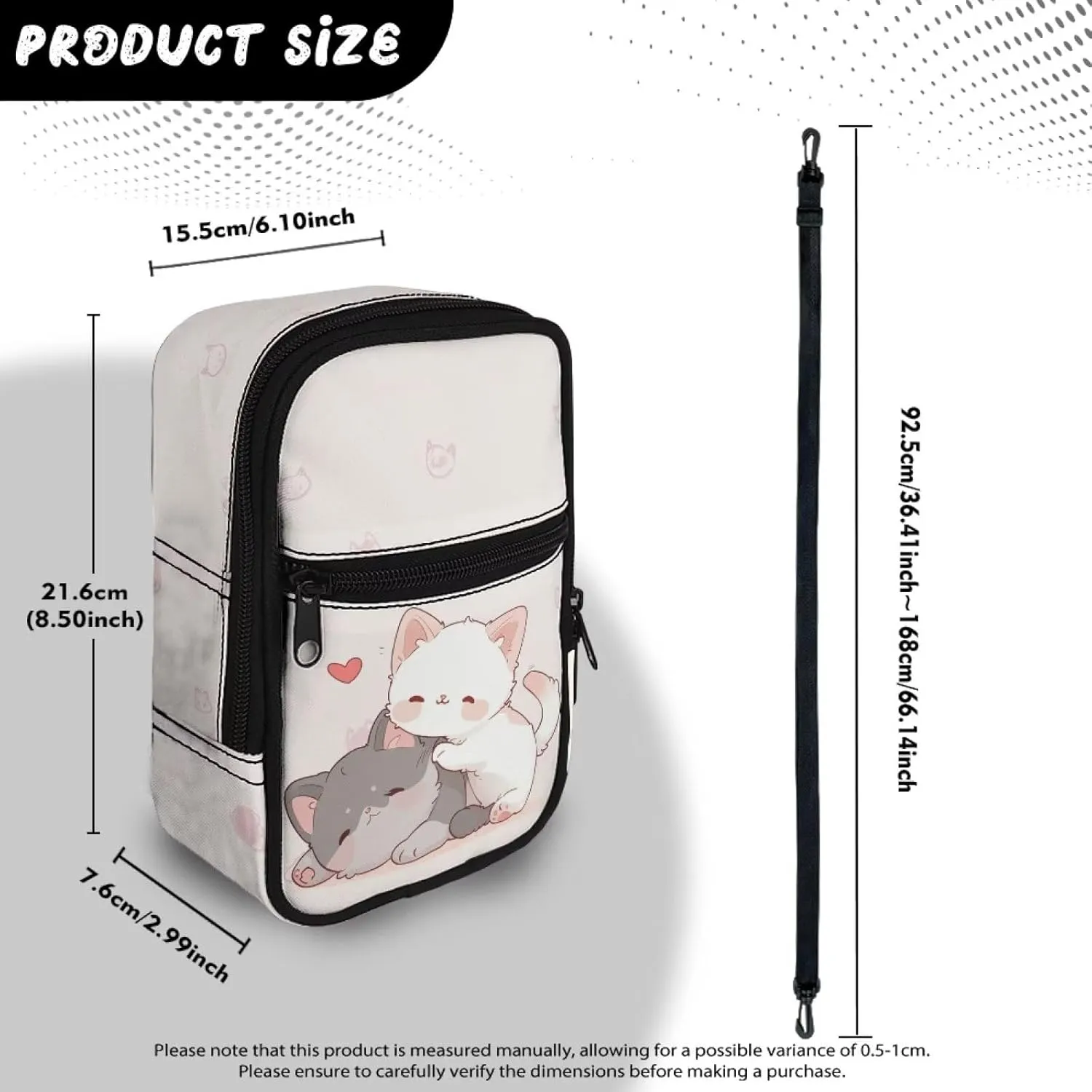 Xpyiqun Sling Bag for Women Crossbody Purse Small Travel Anti Theft Messenger Bag Zipper Cellphone Purses