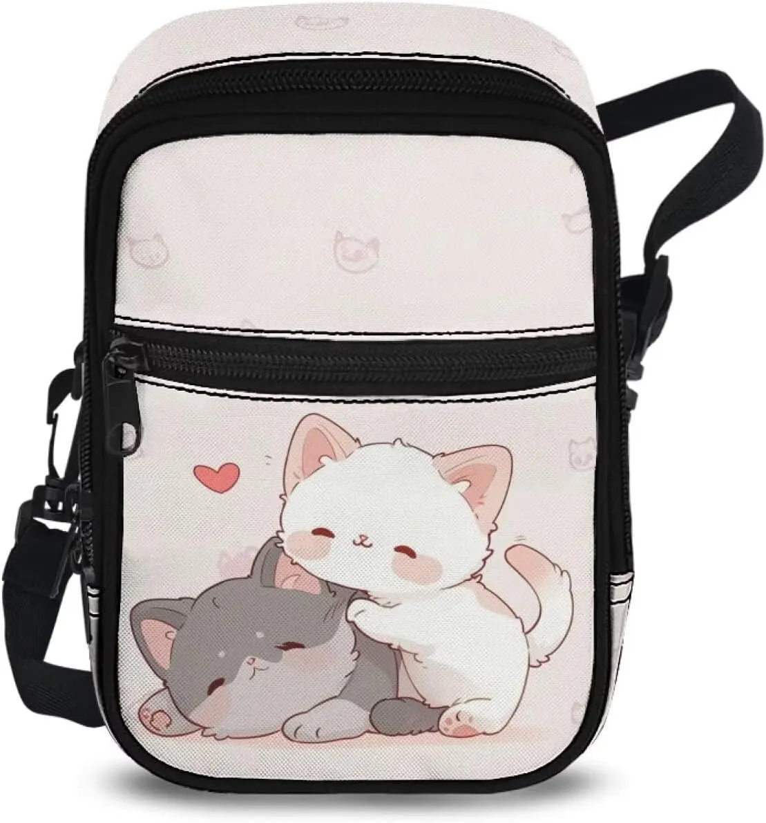 Xpyiqun Sling Bag for Women Crossbody Purse Small Travel Anti Theft Messenger Bag Zipper Cellphone Purses