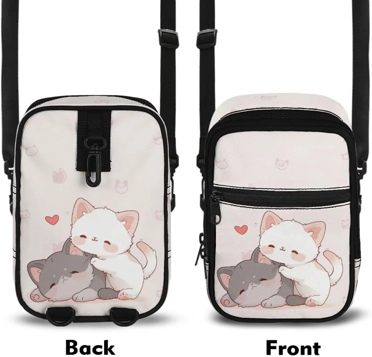 Xpyiqun Sling Bag for Women Crossbody Purse Small Travel Anti Theft Messenger Bag Zipper Cellphone Purses