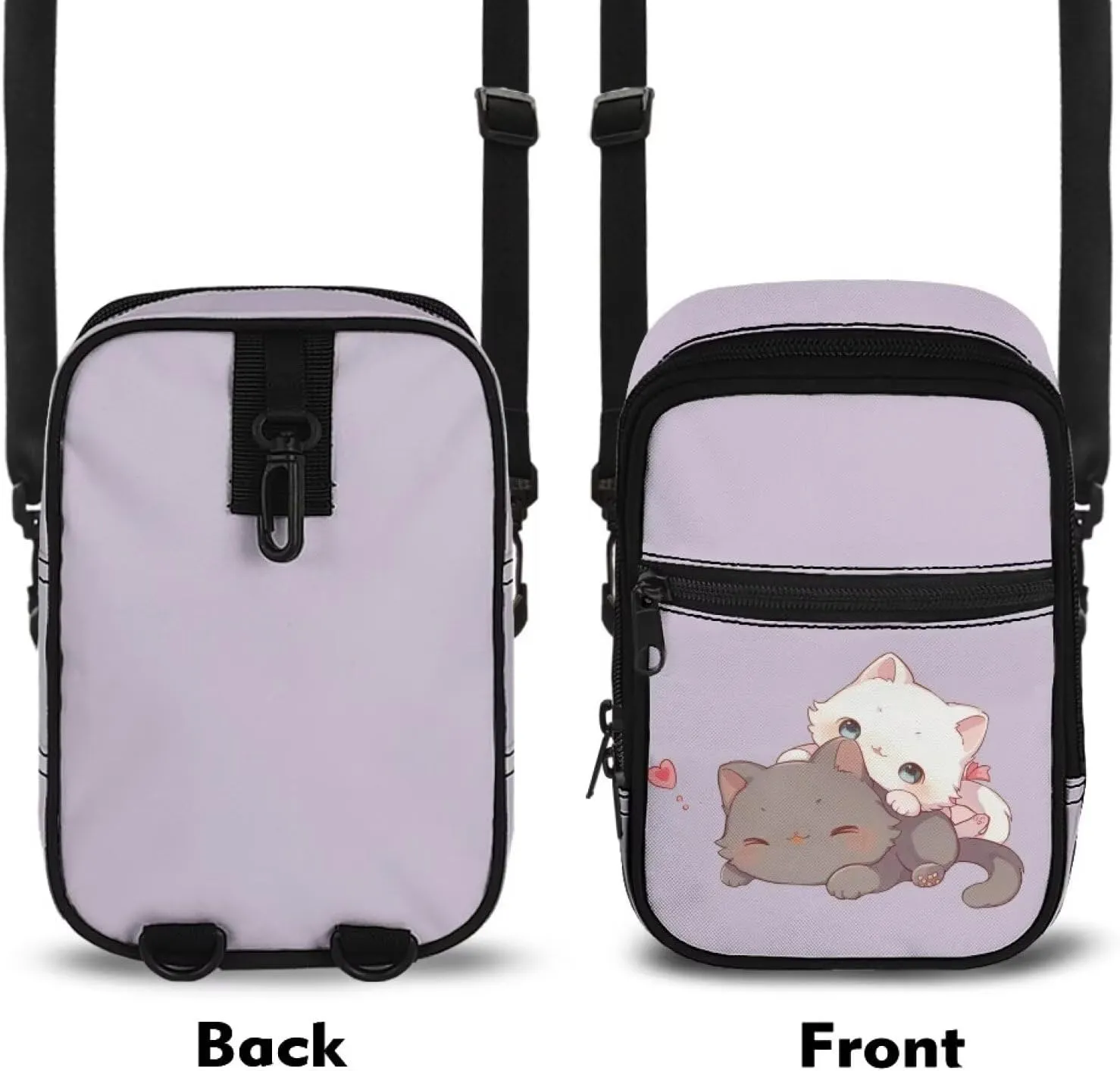 Xpyiqun Small Sling Bag for Women Crossbody Bags Zipper Cross Body Purses Casual Sport Messenger Bag