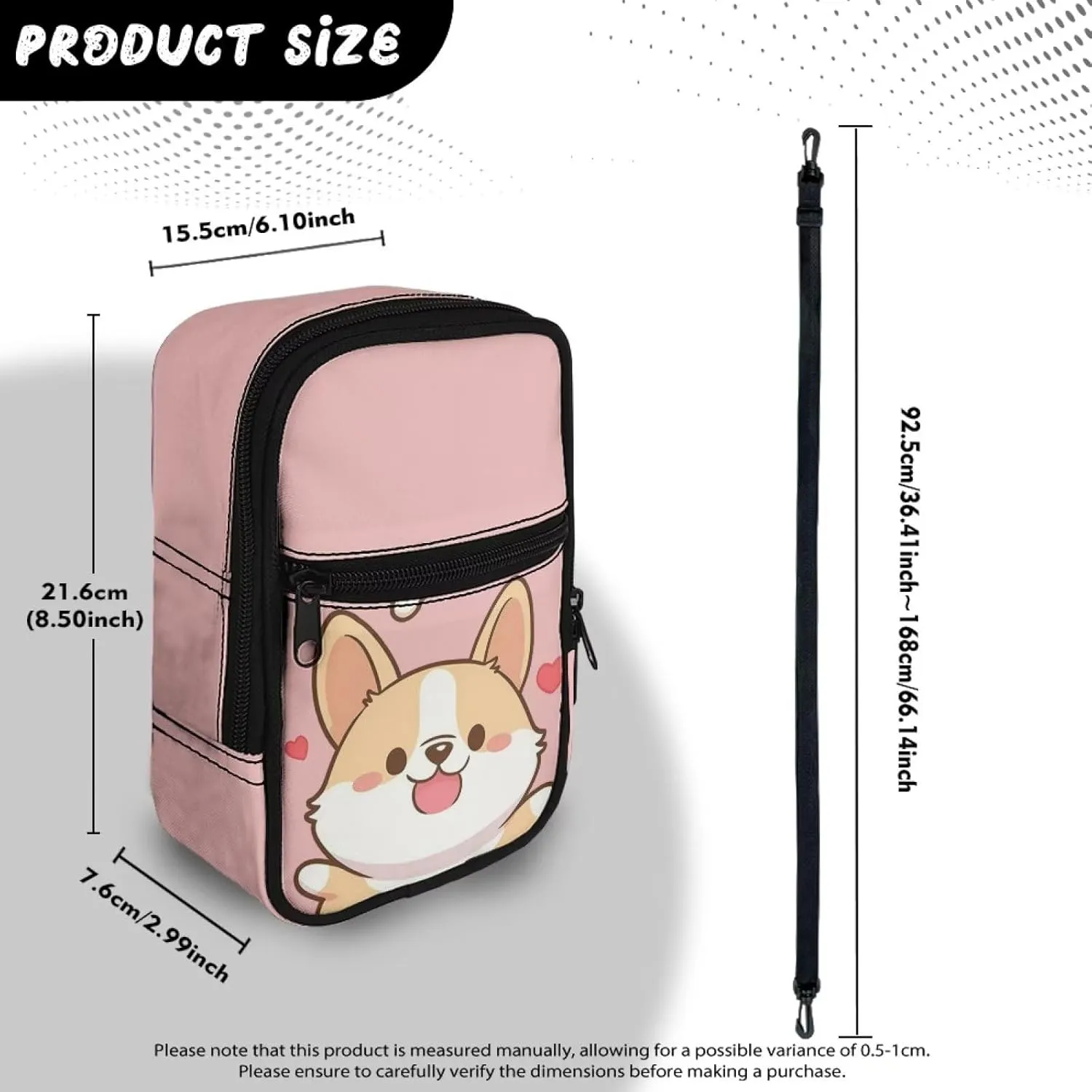 Xpyiqun Small Sling Bag for Women Crossbody Bags Zipper Cross Body Purses Casual Sport Messenger Bag