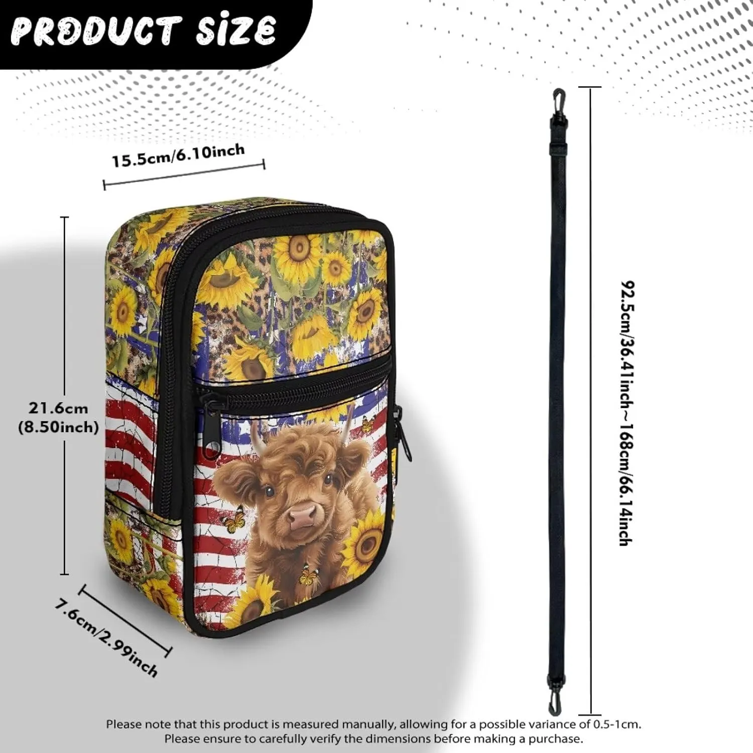 Xpyiqun Small Sling Bag for Women Crossbody Bags Zipper Cross Body Purses Casual Sport Messenger Bag