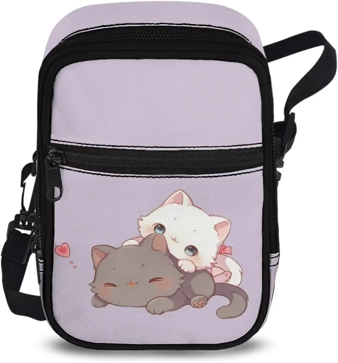 Xpyiqun Small Sling Bag for Women Crossbody Bags Zipper Cross Body Purses Casual Sport Messenger Bag