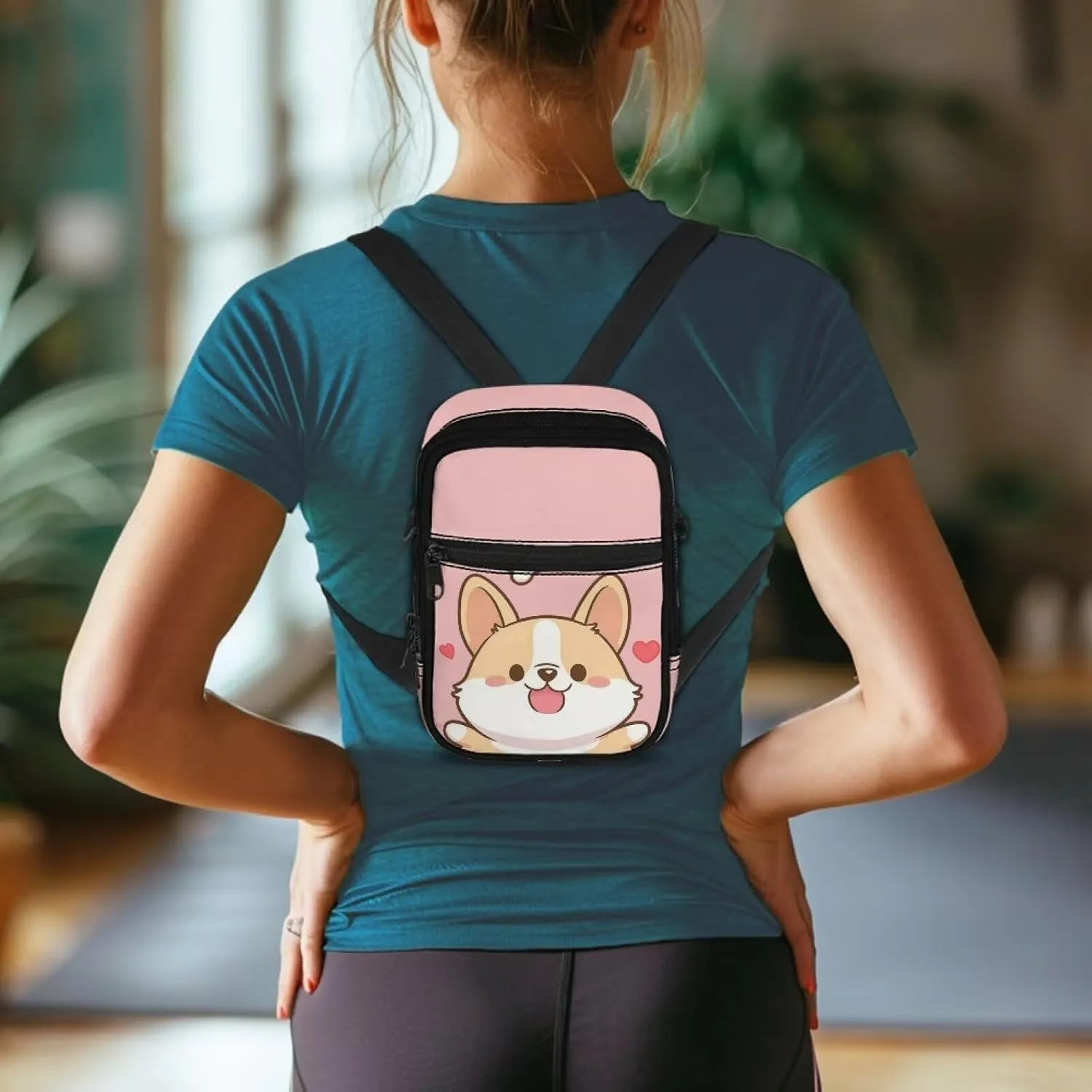 Xpyiqun Small Sling Bag for Women Crossbody Bags Zipper Cross Body Purses Casual Sport Messenger Bag
