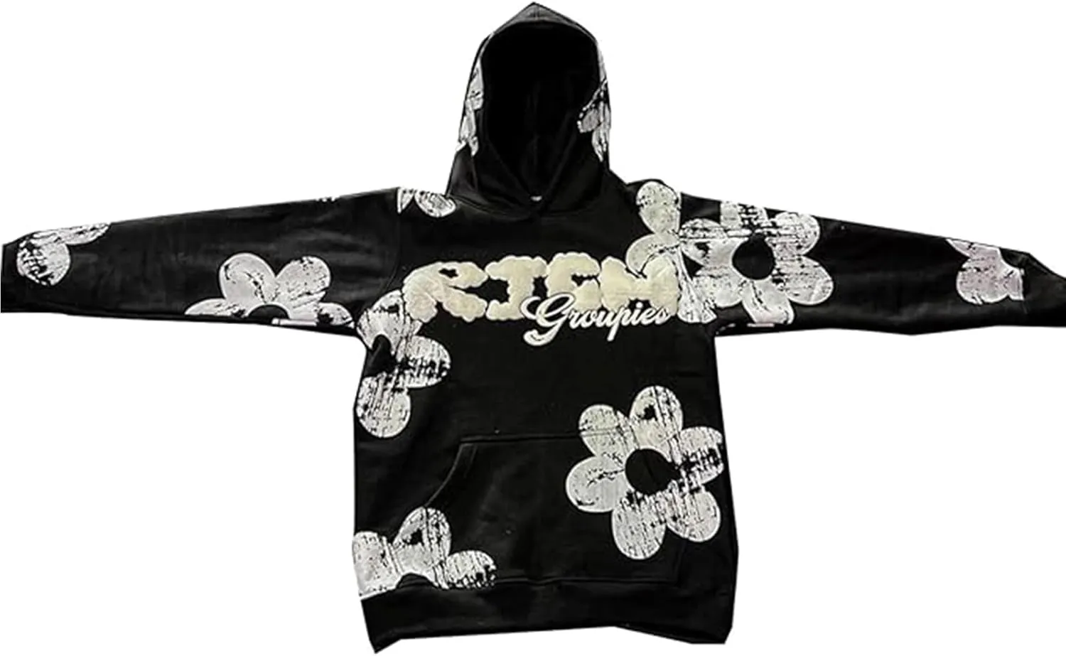 Y2k Hoodie Men Women Graphic Grunge Aesthetic Hoodies Vintage Hooded Oversized Pullover Sweatshirt Jacket Hip Hop