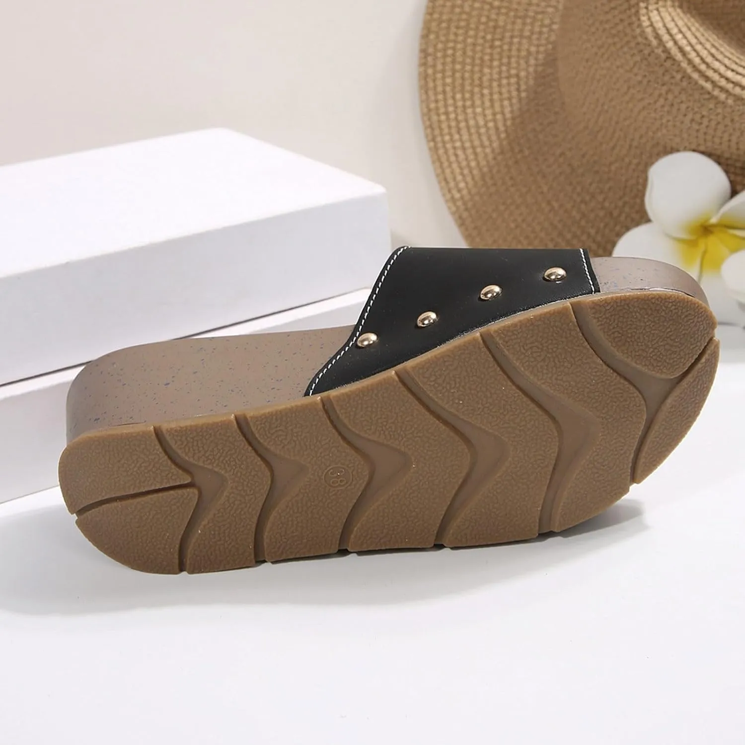 ZSpzx Summer Sandals for Women 2025,Orthopedic Wedge Dressy Comfortable Platform Leopard Open Toe Non Slip-on Slides Beach Orthotic Cushion Casual Womens Slide Plantar Fasciitis Walking Shoes